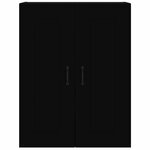 vidaXL Armoire murale suspendue Noir 69 5x32 5x90 cm