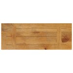 vidaXL Dessus de table 80x30x2 5 cm rectangulaire bois massif manguier