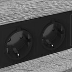 vidaXL Cabinet de chevet Sonoma gris 40 x 31 x 60 cm Bois d'ingénierie