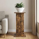 vidaXL Support de Plante Chêne fumé 30 5 x 30 x 60 5 cm