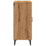 vidaXL Buffet chêne artisanal 90x34x80 cm bois d'ingénierie