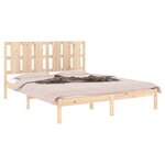 vidaXL Cadre de lit sans matelas 160x200 cm bois massif de pin