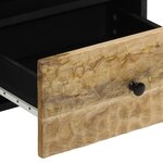 vidaXL Table de chevet 40x33x46 cm Bois de manguier solide