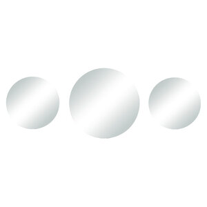 Jeu de plaques miroir  bords rectifiés