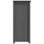 vidaXL Buffet Gris 83x41 5x100 cm Bois massif de pin