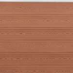 vidaXL Ensemble de panneaux de clôture marron 526x186 cm WPC