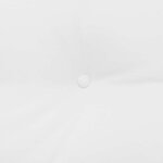 vidaXL Coussin de Dos Blanc 180 x 24 x 50 cm tissu