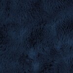 vidaXL Couverture en Fourrure de Lapin Synthétique Bleu Marine