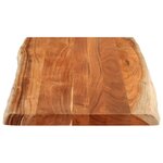 vidaXL Dessus de table 100x60x3 8cm rectangulaire bois massif d'acacia