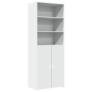 vidaXL Buffet haut blanc 70x42 5x185 cm bois d'ingénierie