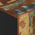 vidaXL Buffet haut et tiroir 60x33x100 cm bois massif récupération/fer