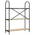 vidaXL Étagère Chêne sonoma 80 x 30 x 109 cm Bois d'ingénierie