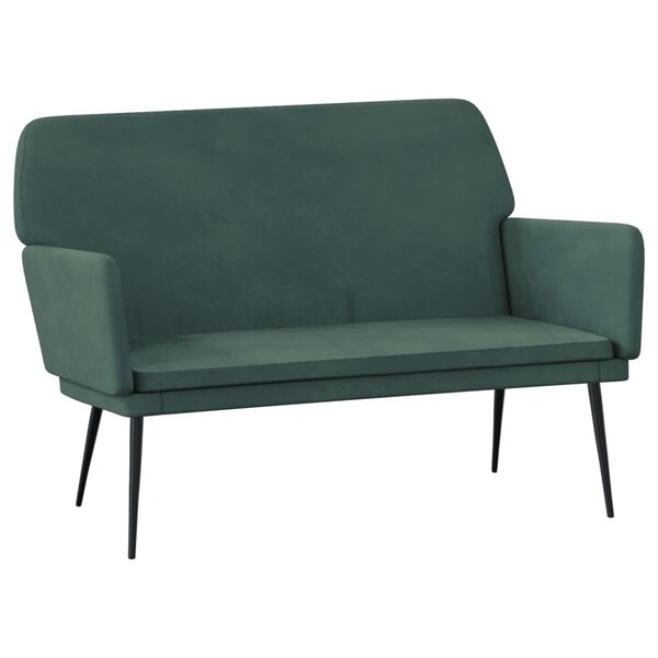vidaXL Banc Vert foncé 108x79x79 cm Velours