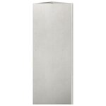 vidaXL Jardinières 2 Pièces triangulaire 30x26x75 cm acier inoxydable