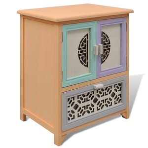 Vidaxl commode avec 1 tiroir 2 portes