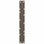 vidaXL Pieds de table basse en forme de A  2 pièces  70 x (30-31) cm  acier