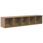 vidaXL Ensemble de meubles TV 2 Pièces chêne artisanal 37 x 37 x 142.5 cm