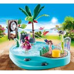 PLAYMOBIL 70610 - Family Fun Piscine avec jet d'eau