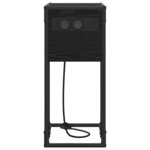 vidaXL Cabinet de chevet Chêne noir 41 5 x 26 x 60 5 cm