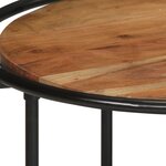 vidaXL Table basse 110x55x40 cm bois massif d'acacia