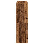 vidaXL Cloison de séparation vieux bois bois d'ingénierie