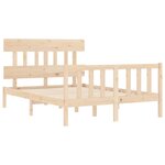 vidaXL Cadre de lit sans matelas 140x200 cm bois massif de pin