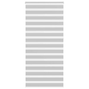 vidaXL Store zèbre gris clair largeur du tissu 105 9 cm polyester