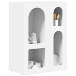 vidaXL Buffet Blanc 59 x 35 x 80 5 cm Bois d'ingénierie