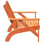 vidaXL Chaise de jardin adirondack cire marron 75x77x77 cm