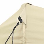 vidaXL Tente de fête 291 x 431 x 315 cm Crème Tissu Oxford