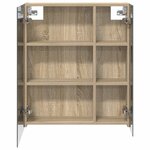 vidaXL Armoire Miroir de Salle de Bain Chêne Sonoma 60 x 14 5 x 70 cm