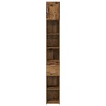 vidaXL Armoire de rangement 2 Pièces Bois ancien 30 x 42 5 x 225 cm
