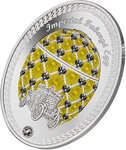 Monnaie CORONATION EGG Fabergé Eggs Argent 2$ Niue 2026 (PRÉCOMMANDE)