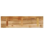 vidaXL Dessus de table rectangulaire bois massif de manguier brut