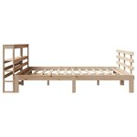 vidaXL Cadre de lit avec tête de lit sans matelas 180x200 cm