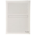 Paquet 100 chemises à fenêtre FOREVER Blanc EXACOMPTA