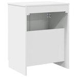 vidaXL Armoire de salle de bain Blanc 54 x 41 x 70 cm