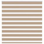 vidaXL Store zèbre marron sable largeur du tissu 135 9 cm polyester