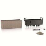 LECHUZA Jardinière BALCONERA Stone 50 ALL-IN-ONE Beige