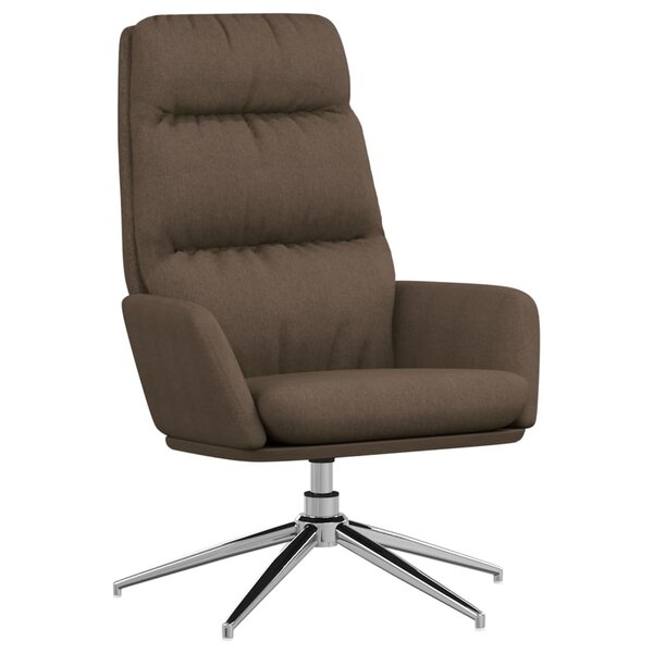 vidaXL Chaise de relaxation Taupe Tissu