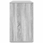 vidaXL Buffet Sonoma gris 135 x 41 x 69 cm Bois d'ingénierie