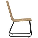 vidaXL Ensemble à manger d'extérieur 7 Pièces résine tressée et verre