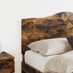 vidaXL Tête de lit Chêne fumé 150 cm Bois d'ingénierie