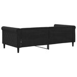 vidaXL Lit de repos noir 90x190 cm velours