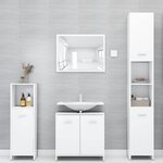 vidaXL Armoire de salle de bain Blanc 30x30x95 cm Bois d'ingénierie