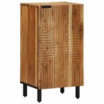 vidaXL Buffet avec étagère Marron 40 x 33 x 75 cm Bois d'acacia massif