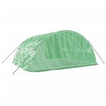 vidaXL Serre avec cadre en acier vert 20 m² 5x4x2 3 m