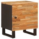 vidaXL Cabinet de chevet 2 Pièces Marron 40 x 33 x 46 cm