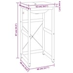 vidaXL Cadre de lavabo de salle de bain vasque à encastrer Blanc Fer
