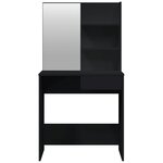 vidaXL Ensemble de coiffeuse noir 74 5x40x141 cm